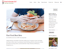 Tablet Screenshot of food4success.com